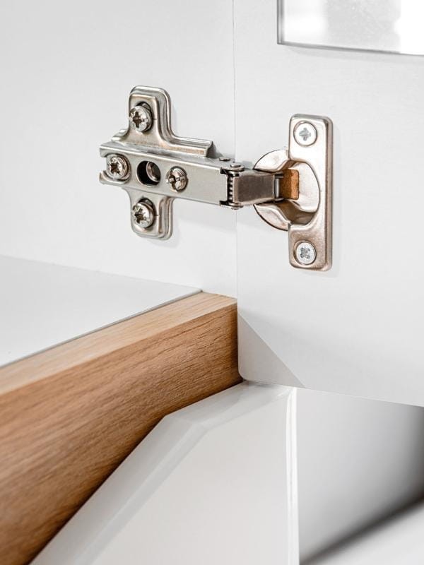 FAME meblościanka biały mat/dąb artisan