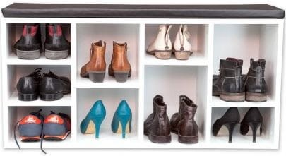 Szafka na buty z siedziskiem Montes