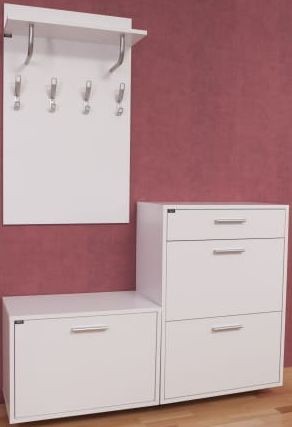 Rimini - Aruba - Plano szafa na obuwie/komplet do przedpokoju