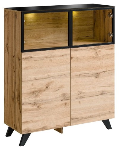 Witryna niska Thin dąb wotan