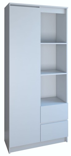 Regał biurowy 80 Wers  biały