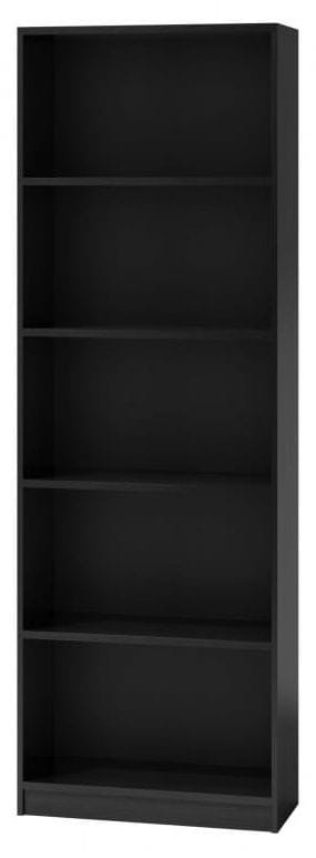 Regał z półkami 40cm Czarny