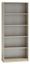 Regał z półkami 80cm Sonoma