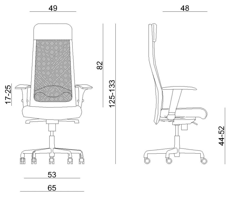 Fotel biurowy wentylowany Ares Soft PU eko skóra czarna