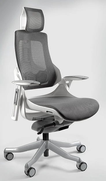 Fotel gabinetowy ergonomiczny WAU biały