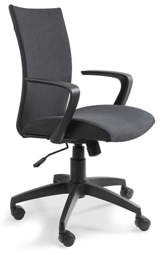 Fotel biurowy na kółkach Millo czarny