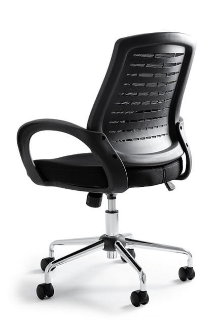 Fotel biurowy na kółkach Award - Czarny