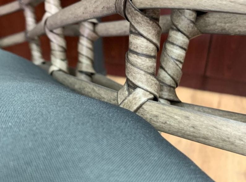 Fotel wiszący Paweł z technorattanu brązowy