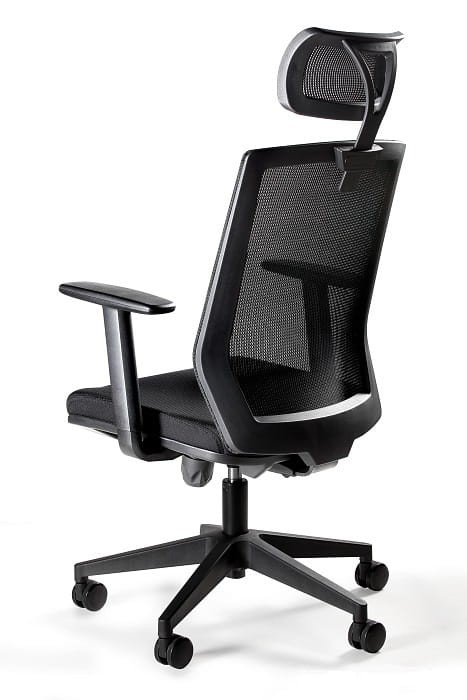 Fotel biurowy siatkowy Esta czarny