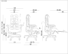 Fotel ergonomiczny siatkowy Ergothrone z podnóżkiem czarny