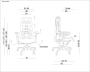 Fotel ergonomiczny siatkowy Ergothrone czarny