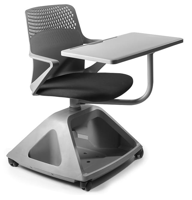 Fotel obrotowy z pulpitem A3 Rover 2 czarny