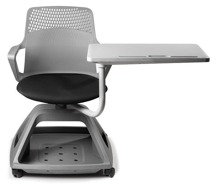 Fotel obrotowy z pulpitem A3 Rover 2 czarny