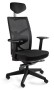 Ergonomiczny fotel biurowy regulowany Tune czarny