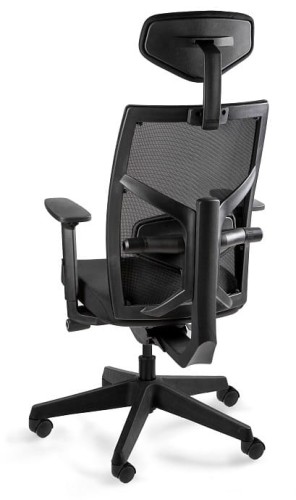 Ergonomiczny fotel biurowy regulowany Tune czarny