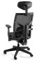 Ergonomiczny fotel biurowy regulowany Tune czarny