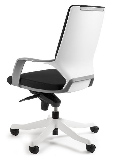 Fotel biurowy na kółkach Apollo M - biały/czarny