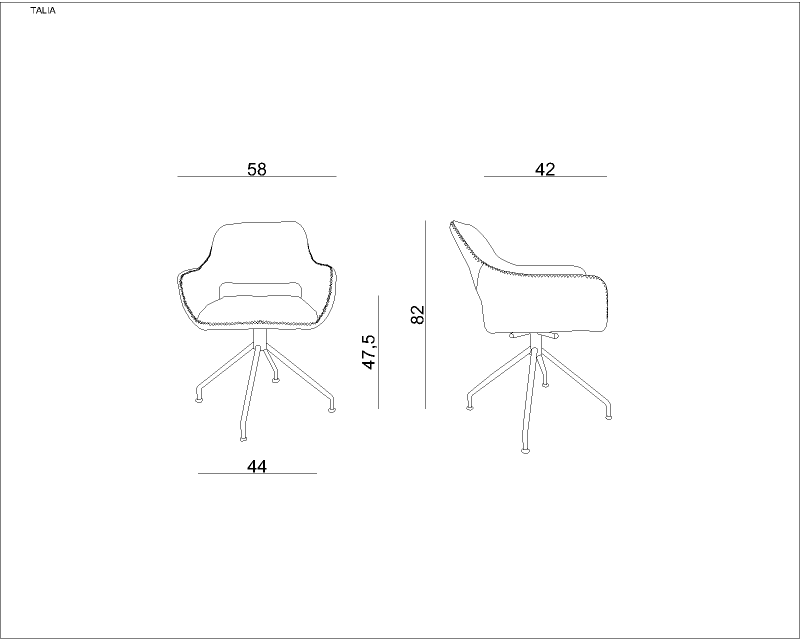 Krzesło Talia biały