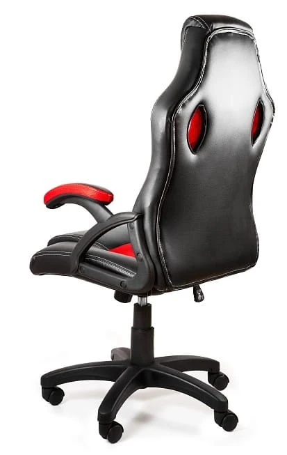 Fotel gamingowy Dynamiq V7 czarny-czerwony