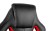 Fotel gamingowy Dynamiq V7 czarny-czerwony