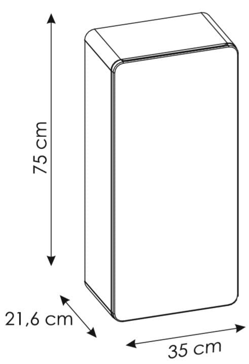 Szafka łazienkowa górna ARUBA 830