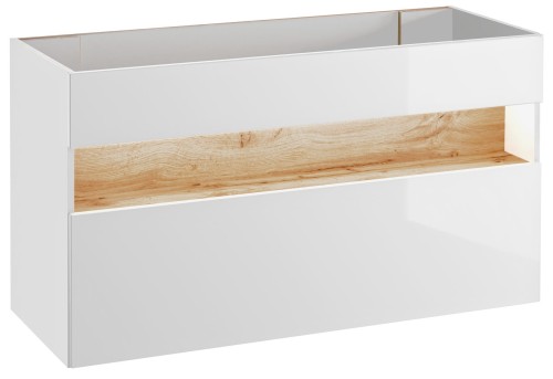 Szafka pod umywalkę 120 cm BAHAMA WHITE 854