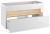 Szafka pod umywalkę 120 cm BAHAMA WHITE 843