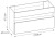 Szafka pod umywalkę 120 cm BAHAMA WHITE 843
