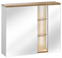 Szafka z lustrem BAHAMA WHITE 841