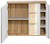 Szafka z lustrem BAHAMA WHITE 841