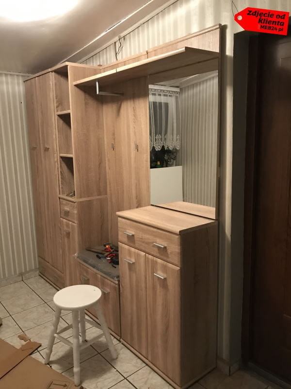 Zestaw mebli do przedpokoju IV - zdjęcie klienta