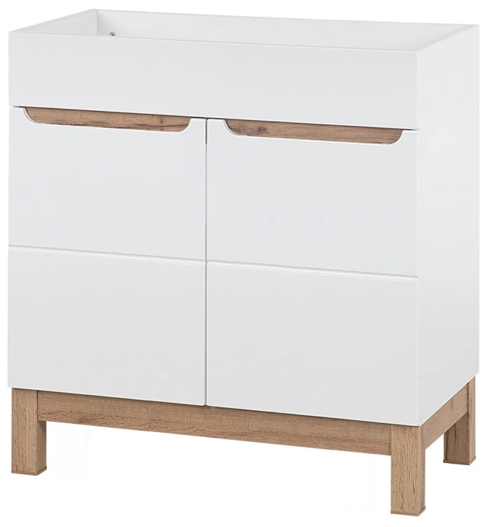 Szafka pod umywalkę 80 cm BALI BIAŁY 821