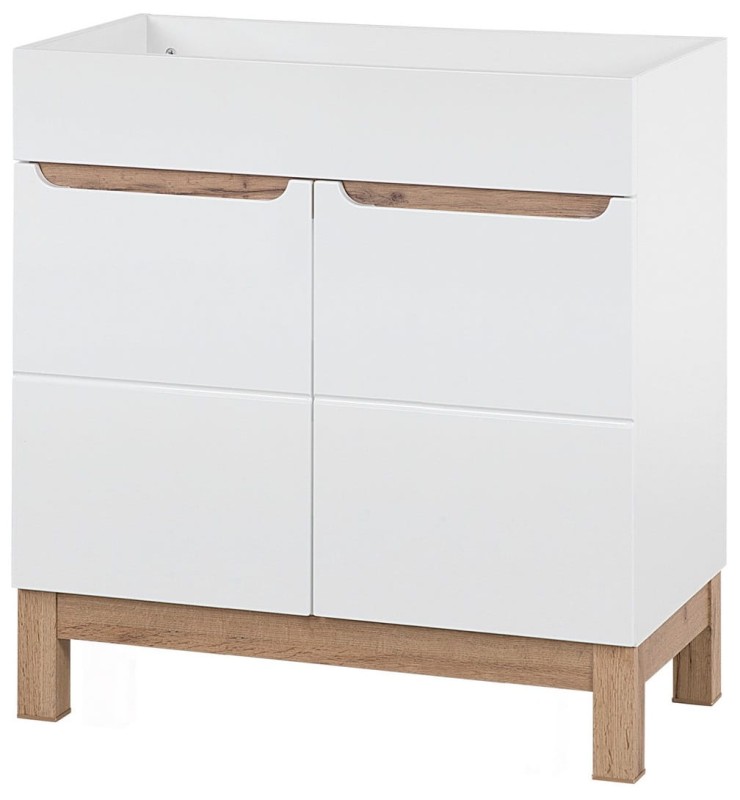 Szafka pod umywalkę 80 cm BALI BIAŁY 821