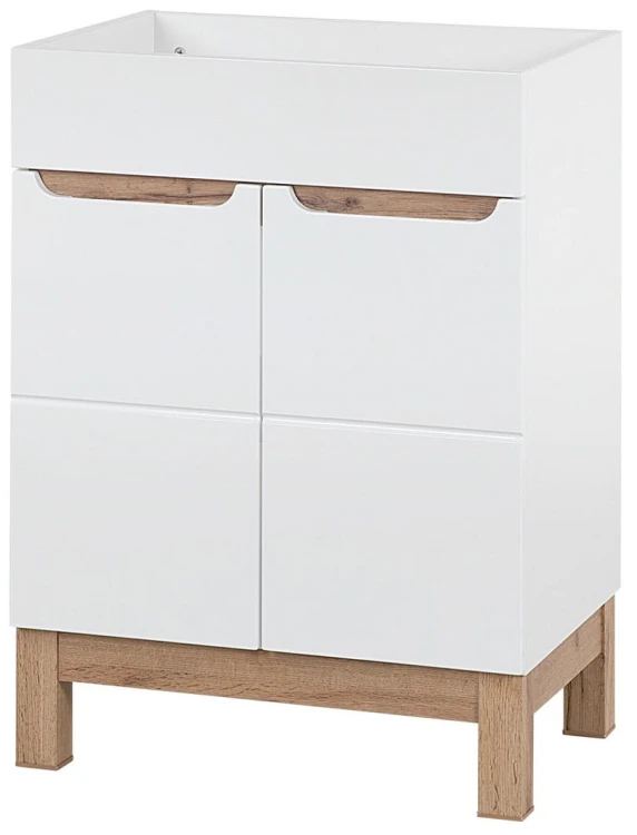 Szafka pod umywalkę 60 cm BALI BIAŁY 820