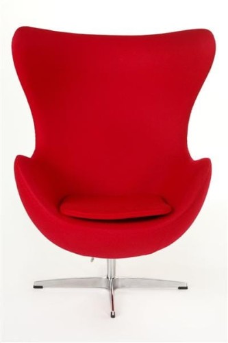 Fotel Jajo czerwony kaszmir 24 Premium