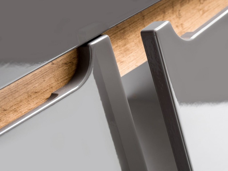 Szafka pod umywalkę 60 cm BALI GRAFIT 820-60D/9060