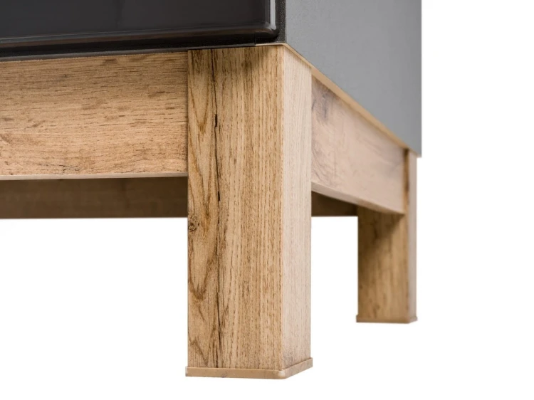 Szafka pod umywalkę 60 cm BALI GRAFIT 820-60D/9060