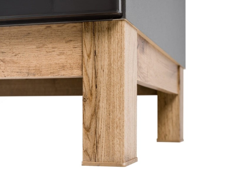 Szafka pod umywalkę 60 cm BALI GRAFIT 820-60D/9060