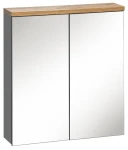 Szafka łazienkowa z lustrem 60 cm BALI GRAFIT 840