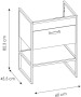 Szafka pod umywalkę 60 cm BROOKLIN 820