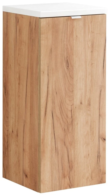 Szafka łazienkowa niska z koszem na pranie CAPRI OAK 811A
