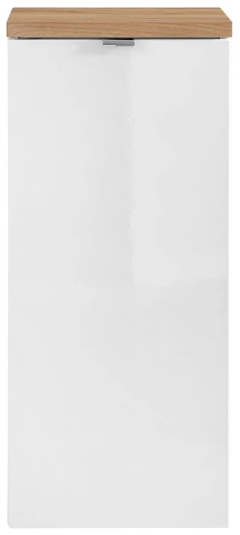 Szafka niska z koszem na pranie CAPRI WHITE 811B