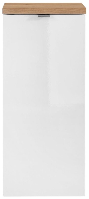 Szafka niska z koszem na pranie CAPRI WHITE 811B