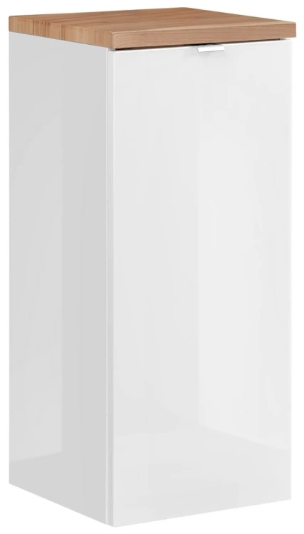 Szafka niska z koszem na pranie CAPRI WHITE 811B