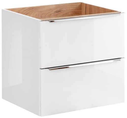 Szafka pod umywalkę 60 cm CAPRI WHITE 820B
