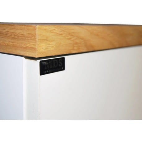 Szafka na obuwie z siedziskiem Puna mała biały połysk