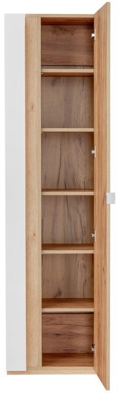 Szafka wysoka z lustrem CAPRI WHITE 803B