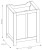 Szafka pod umywalkę 60 cm CLASSIC OAK 820