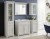 Lustro łazienkowa w ramie PALACE WHITE 841-80 CM