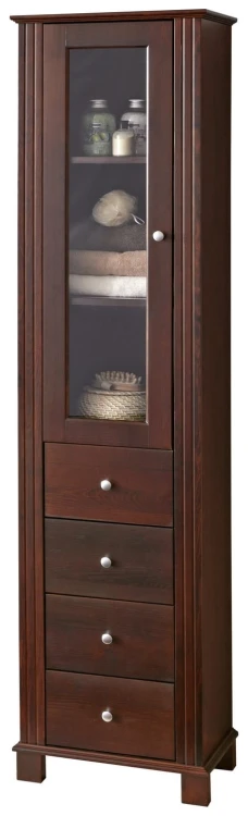 Drewniana szafka łazienkowa wysoka RETRO NOWE  FSC 800